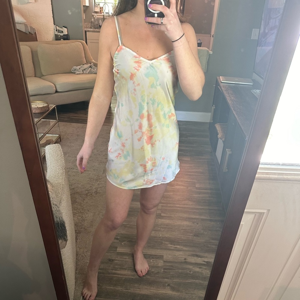 French connection mini silk dress